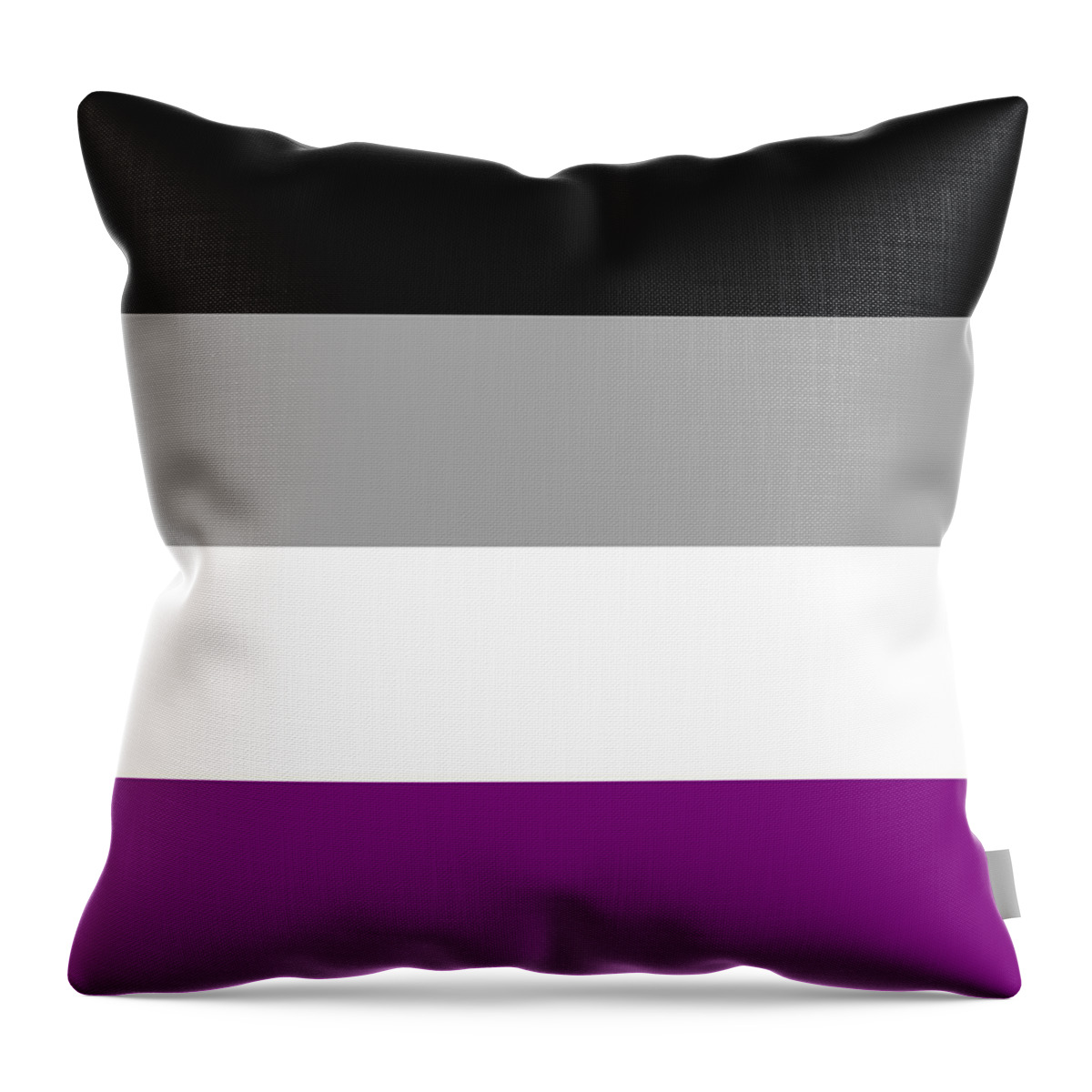 16x16 Asexual Pillows LGBT Pride Ace Men Women Gifts Fox Animal LGBTQ Asexual Flag Ace Pride Ally Men Women Throw Pillow Multicolor 